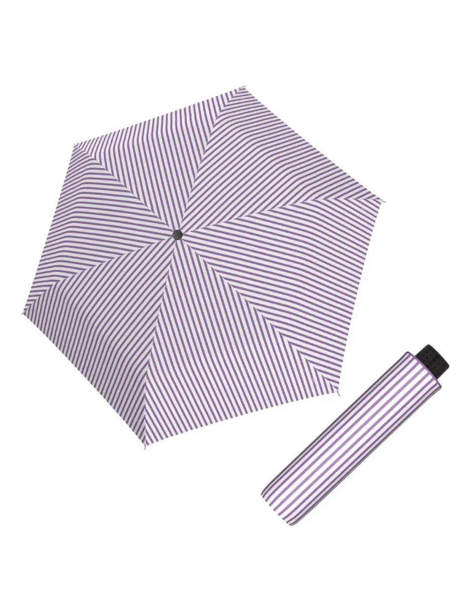 DOPPLER Fiber Havanna Sailing Day Lila - dámský skládací deštník bílá 7223165SD04