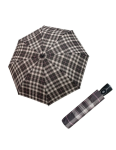 Obrázok z DOPPLER Magic Fiber Karo - dámský plně automatický deštník světle šedá