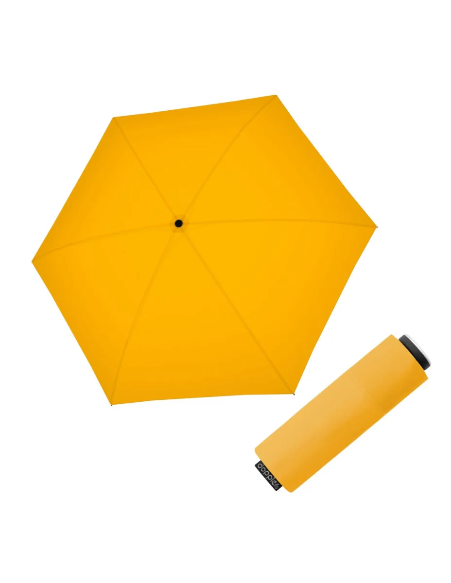 DOPPLER Fiber Mini Compact uni Gold Fusion - dámský skládací deštník žlutá 71026306
