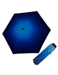 Obrázok z DOPPLER Carbonsteel Mini Slim Fusion blue - dámský skládací deštník modrá