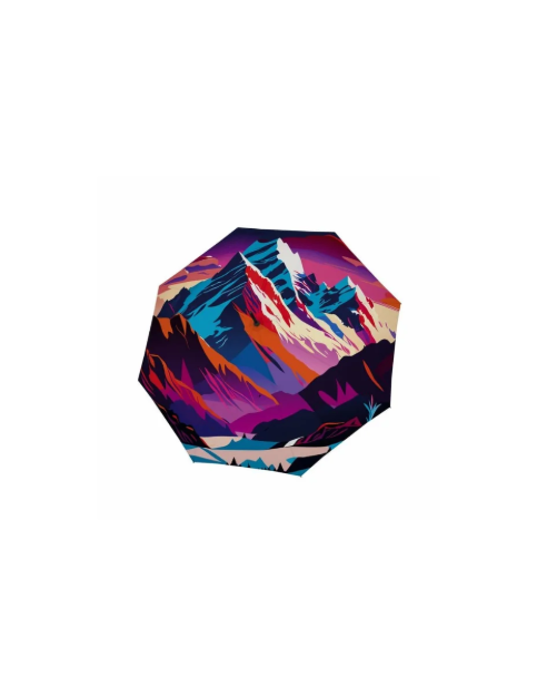 Obrázok z DOPPLER Modern Art Long AC Mountain - holový vystřelovací deštník vícebarevný