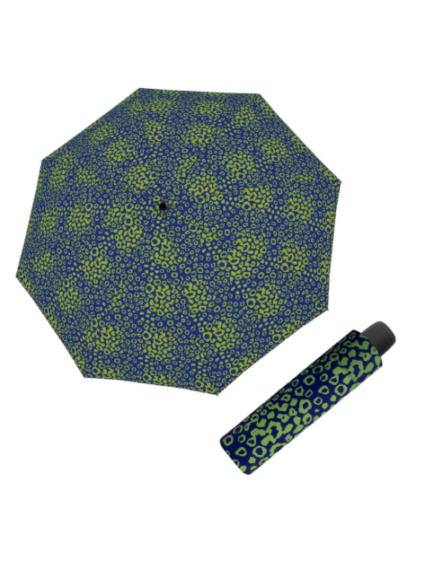 Obrázok z DERBY Hit Mini Loop Blue & Green - dámský skládací deštník zelená