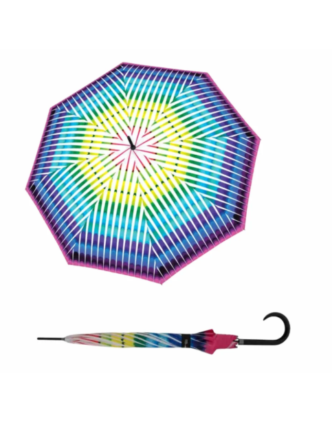 Obrázok z DOPPLER Modern Art Long AC Rhapsody - holový vystřelovací deštník vícebarevný