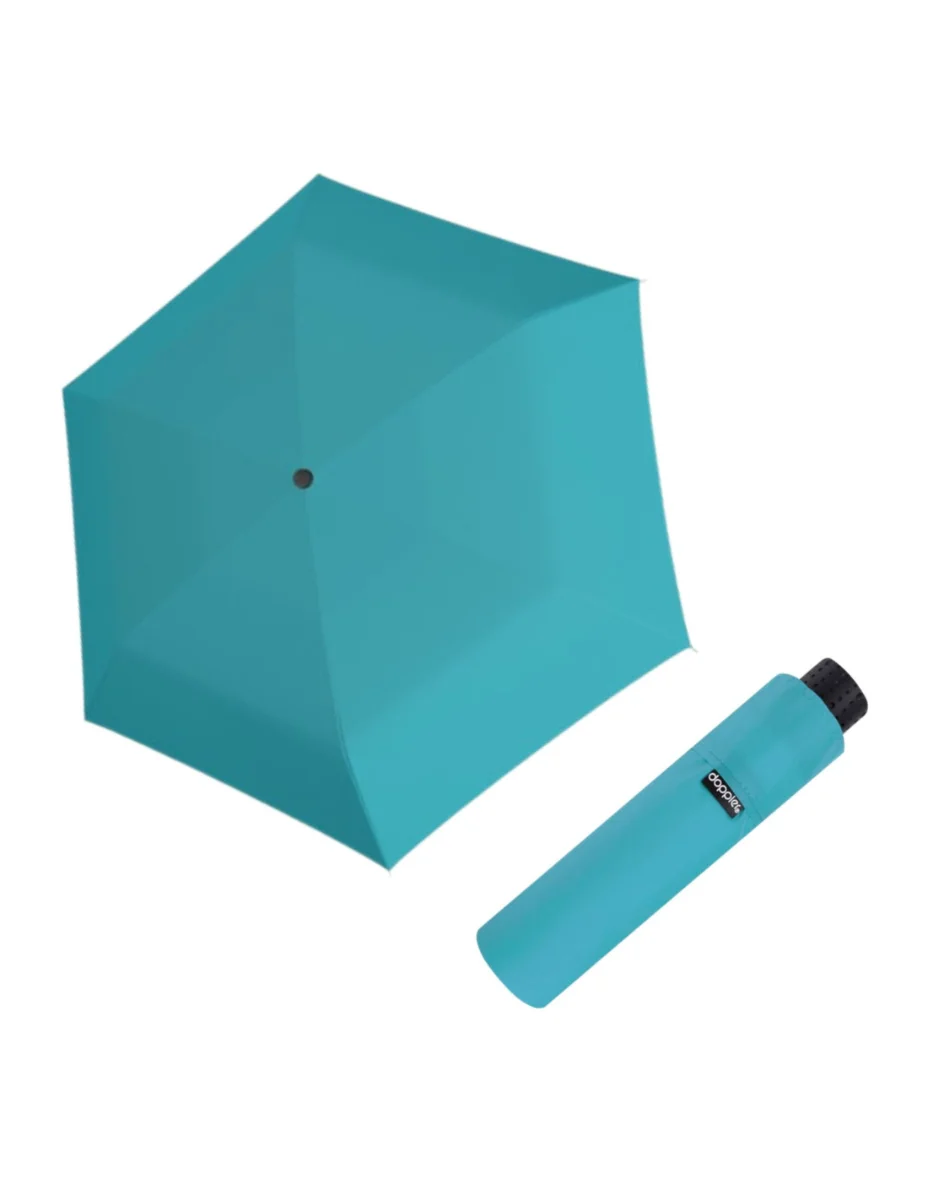 DOPPLER Fiber Havanna Uni Aqua blue - dámský skládací deštník modrá 72231632703