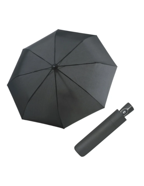 Obrázok z DOPPLER Fiber Magic Uni grey – plně automatický deštník šedá