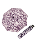 Obrázok z DOPPLER Fiber Mini Leaves indigo - dámský skládací deštník