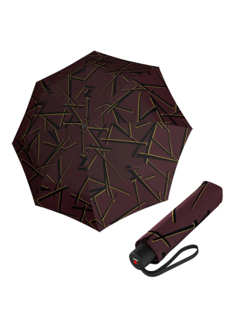 Obrázok z KNIRPS A.050 MEDIUM Kombat chianti - elegantní dámský skládací deštník