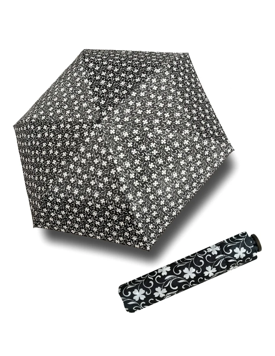 DOPPLER Zero 99 Shamrock - dámský/dětský skládací deštník bílá 7106505