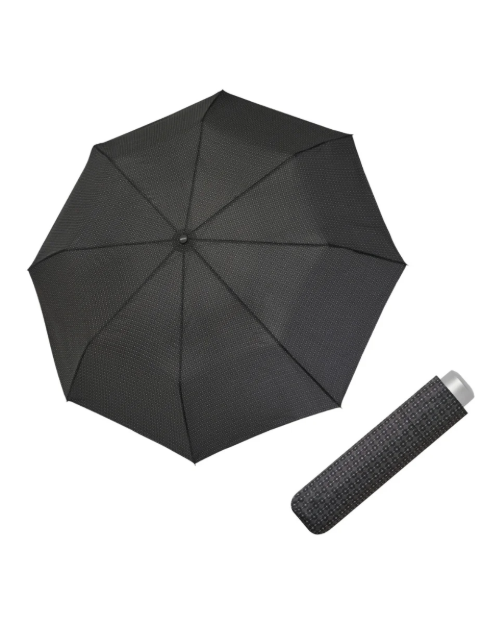 Obrázok z DOPPLER Mini Light Gents - pánský skládací deštník tmavě šedá