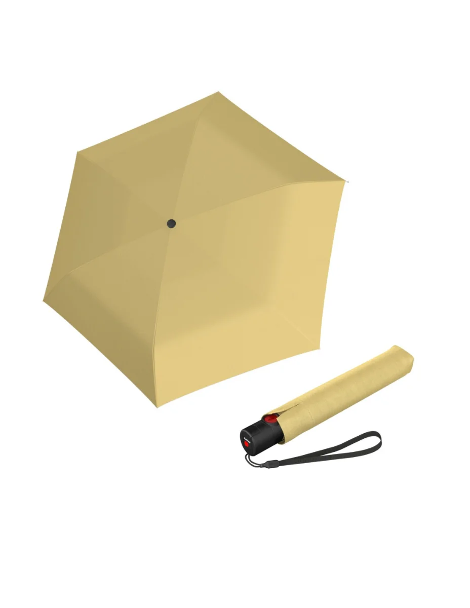 KNIRPS U.200 Ultra Light Duomatic vanilla - elegantní dámský plně automatický deštník 9522008805