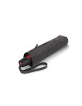 Obrázok z KNIRPS T.200 Medium Duomatic Melange black - elegantní plně automatický deštník
