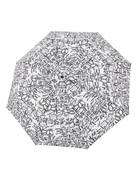 Obrázok z DERBY Hit Magic Printed Graffiti - dámský plně automatický deštník bílá