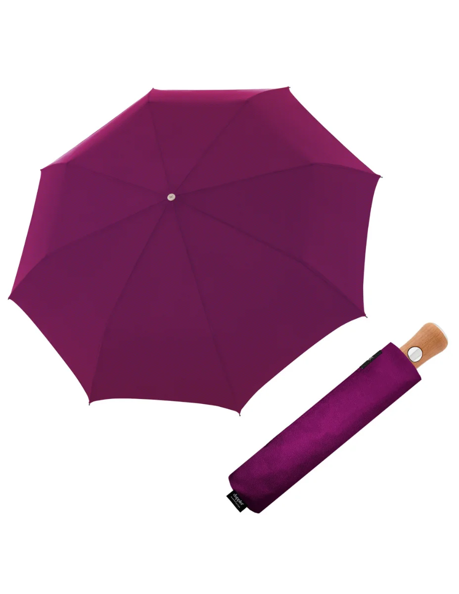 DOPPLER MANUFAKTUR Bellino Nickel matt Oxford - plně automatický luxusní deštník 34240NM-618-10