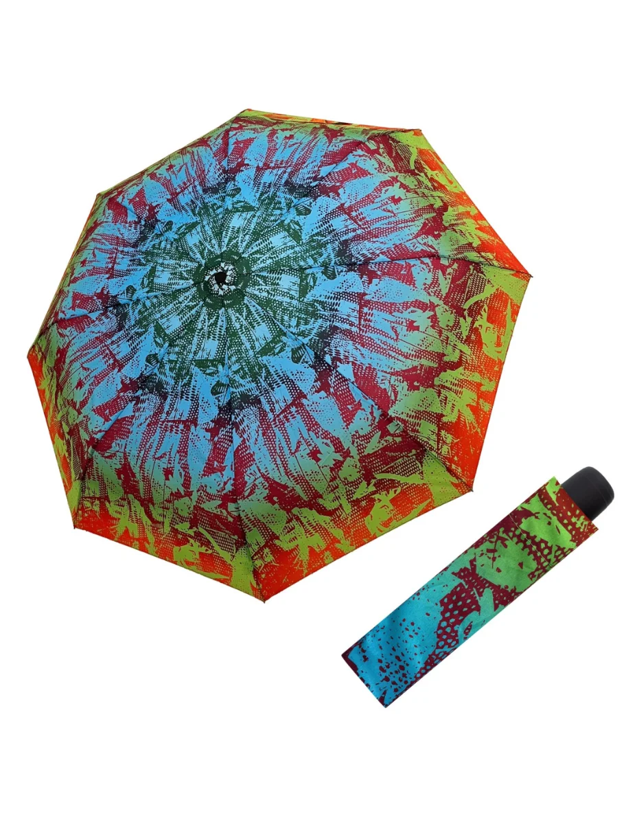 DERBY Hit Mini Green Paradise - dámský skládací deštník vícebarevný 70065PGPCZ