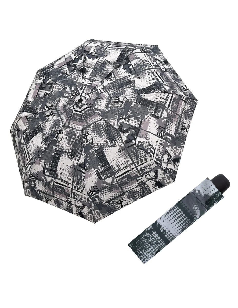 DERBY Hit Mini Youth Black White - dámský skládací deštník vícebarevný 70065PYCZ