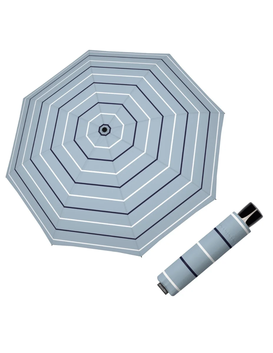 DOPPLER Mini Fiber Classy blue - dámský skládací deštník modrá 726465CY02