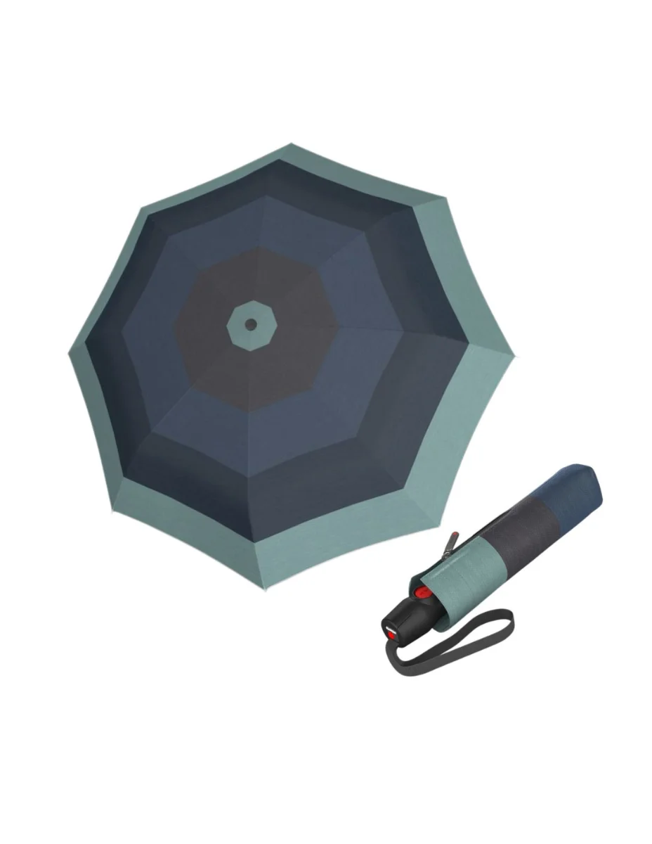 KNIRPS T.200 Medium Duomatic Classics Blue - elegantní plně automatický deštník 9532018829