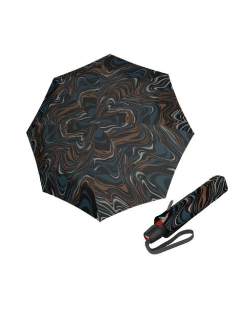 Obrázok z KNIRPS T.200 Medium Duomatic Tiger Blue - elegantní plně automatický deštník