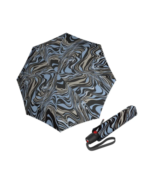 Obrázok z KNIRPS T.200 Medium Duomatic Tiger Sky - elegantní plně automatický deštník