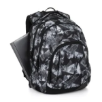 Obrázok z Bagmaster LINCOLN 26 A studentský batoh – černo-bílý Vícebarevná 40 l