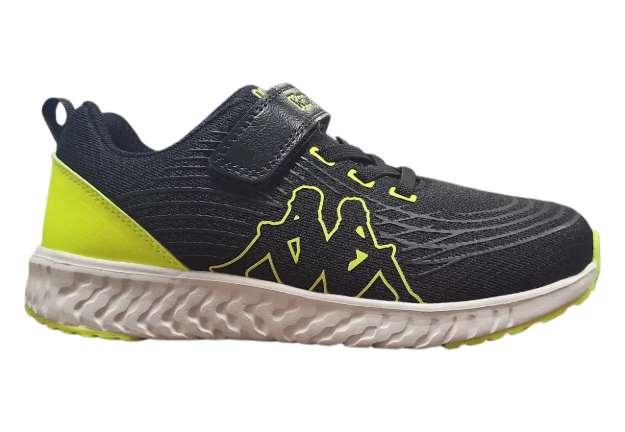 Obrázok z Kappa 95K0043004 Detské tenisky black / lime