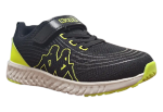 Obrázok z Kappa 95K0043004 Detské tenisky black / lime