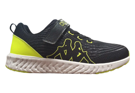 Obrázok z Kappa 95K0043004 Detské tenisky black / lime