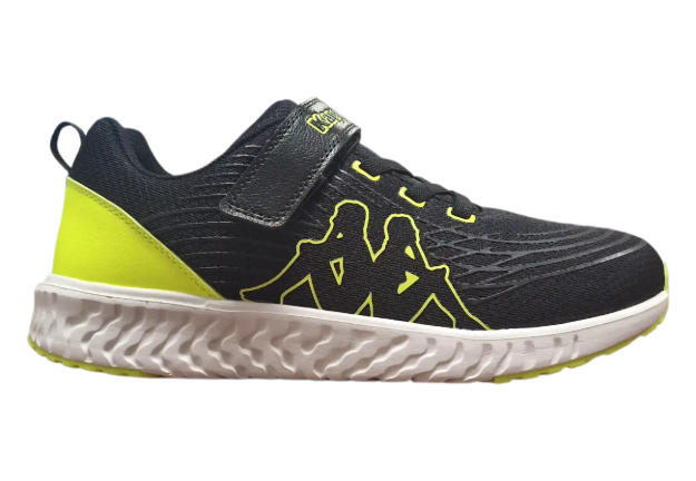 Obrázok z Kappa 95K0043004 Detské tenisky black / lime