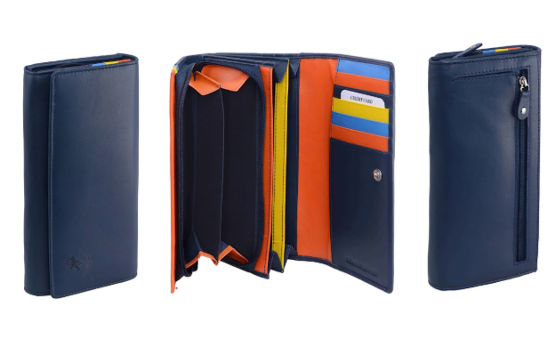 Obrázok z Dámská peněženka BHPC Colorfull long BH-2966-05 modrá