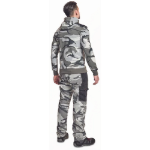 Obrázok z CERVA CRAMBE mikina s kapucí šedá kamufláž