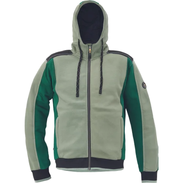 Obrázok z CERVA DAYBORO mikina s kapucí mech.zelená