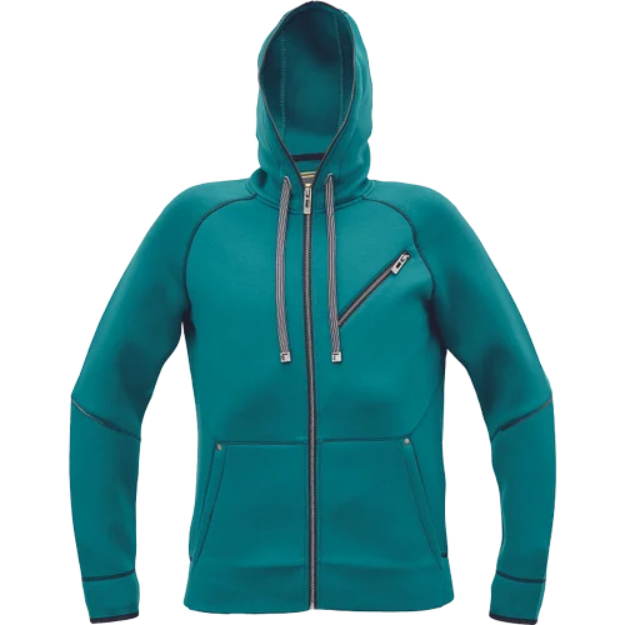 Obrázok z CERVA NEURUM mikina s kapucí petrolejová