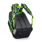 Obrázok z Bagmaster ALFA 26 B školní tříkomorový batoh – kostičkový svět Vícebarevná 23 l