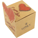 Obrázok z LONKA Ponožky pro zamilované DARLING černé se srdíčky design 2 (3 páry)