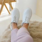 Obrázok z Looke DENIA L1448-03 Dámske poltopánky biele