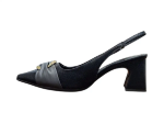 Obrázok z Piccadilly 764020-2 Dámske sandále na podpätku čierne