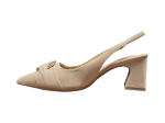 Obrázok z Piccadilly 764020-1 Dámske sandále na podpätku béžove