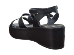 Obrázok z Piccadilly 485002-9 Dámske sandále na kline čierne