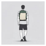 Obrázok z Enrico Benetti Bergen 56010 Beige-green 20 L