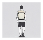 Obrázok z Enrico Benetti Bergen 56010 Black-beige 20 L
