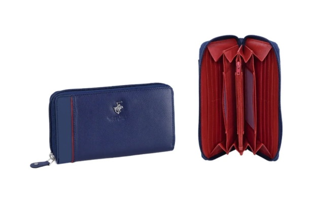 Obrázok z Dámská peněženka BHPC Piping long zip BH-1572-05 modrá