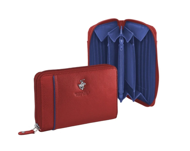 Obrázok z Dámská peněženka BHPC Piping zip BH-1573-02 červená