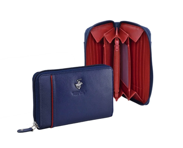 Obrázok z Dámská peněženka BHPC Piping zip BH-1573-05 modrá