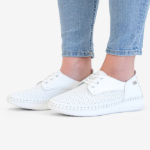 Obrázok z Looke BONNIE L0458-03 Dámske poltopánky biele