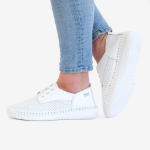 Obrázok z Looke BONNIE L0458-03 Dámske poltopánky biele