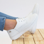 Obrázok z Looke BONNIE L0458-03 Dámske poltopánky biele