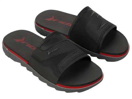 Obrázok z Rider RW Plus Slide 12441-BF554 Pánske šľapky čierno/červené