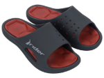 Obrázok z Rider BAY XIV 83632-BM436 Pánske šľapky šedo / červené