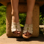 Obrázok z Batz Isabelle beige Dámske zdravotné šľapky