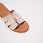 Obrázok z Batz Isabelle beige Dámske zdravotné šľapky